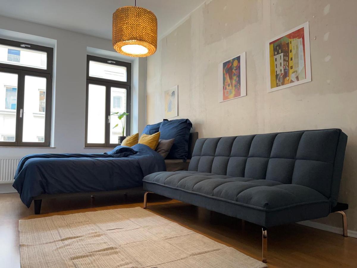 Appartement Stilvoller Altbau Mit Balkon - 10 Min To Center à Leipzig Extérieur photo